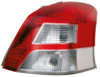 פנס אחורי טויוטה יאריס לד ימין (2009-2011) אדום לבן