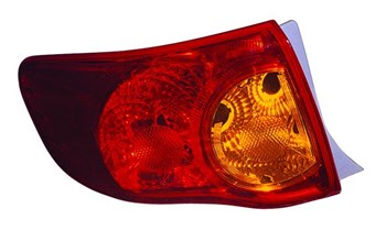 פנס אחורי חיצוני טויוטה קורולה שמאל (2008-2010)