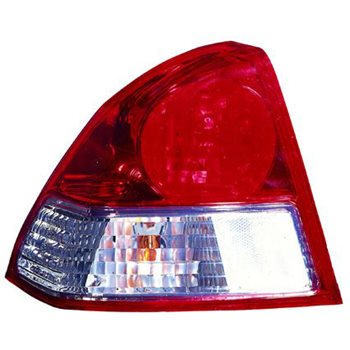 פנס אחורי חיצוני הונדה סיוויק שמאל (2001-2002) אדום לבן