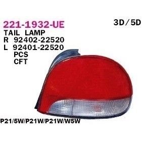 פנס אחורי יונדאי אקסנט I25 שמאל (1998-1999) 3,5 דלתות