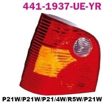 פנס אחורי פולקסווגן פולו שמאל (2003-2005) צהוב