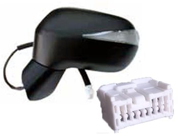 מראה הונדה סיוויק חשמלי + חמום + אתות שמאל (2006-2011) 4 דלתות מתקפלת