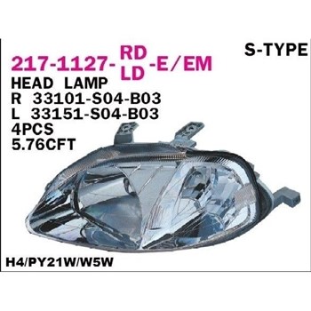 פנס ראשי סיויק 99-00 חש' R STAN
